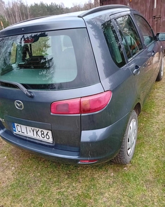 Mazda 2 cena 4500 przebieg: 201000, rok produkcji 2004 z Buk małe 121